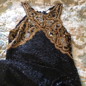 Vintage Beaded Full Length Gown